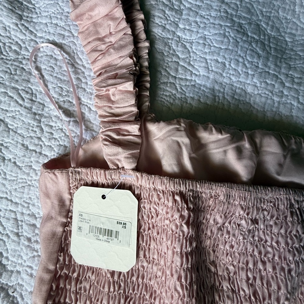 Altar'd State Blush Ruched Top - Picture 4 of 9